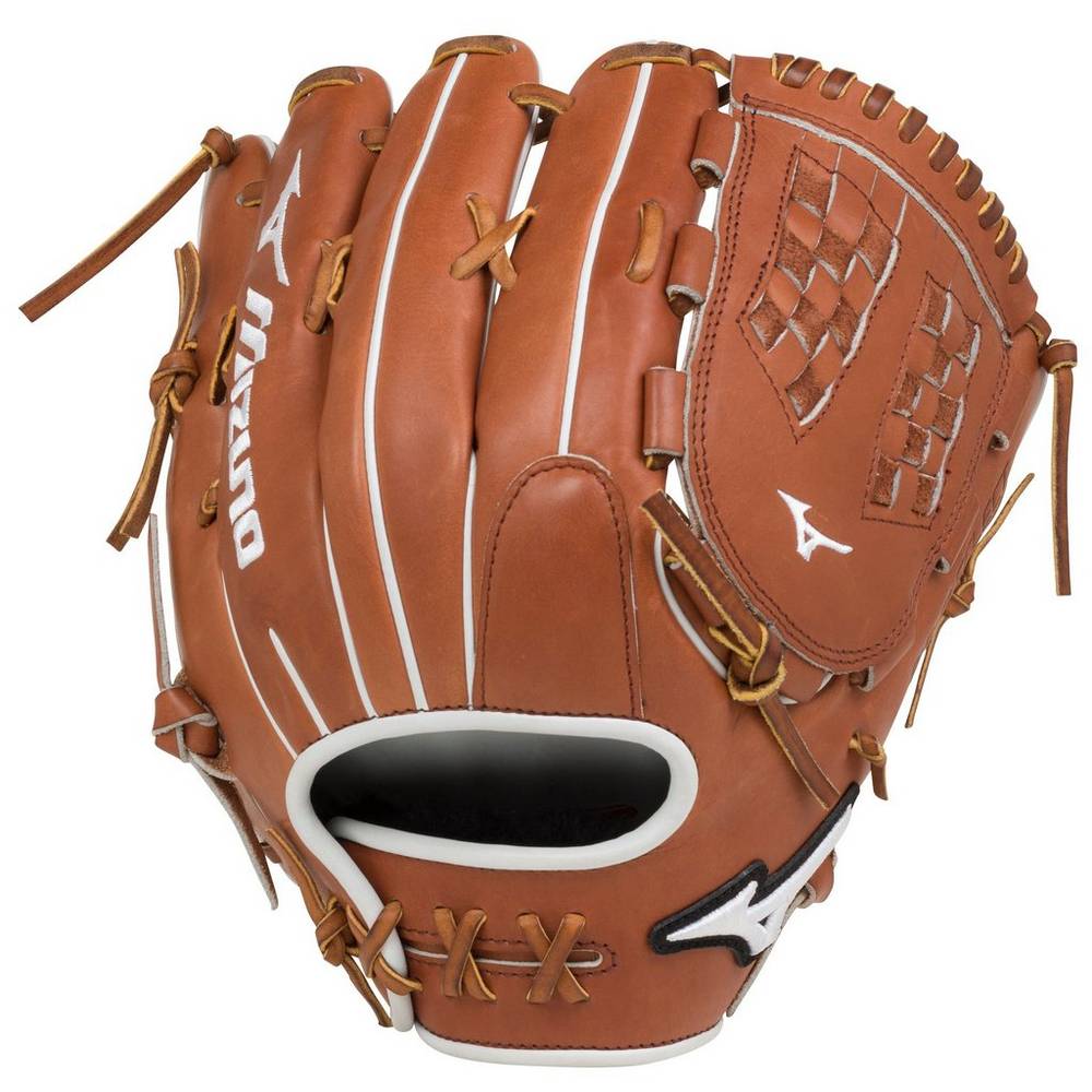 Mizuno Women's Pro Select Fastpitch Softball Glove 12.5" Brown (312513-MGU)